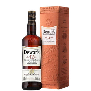 ETIQUETA BRANCA Dewar's 12