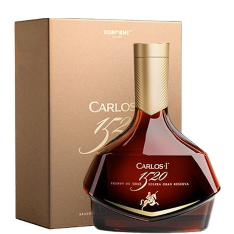 Bottle of Carlos I Solera Gran Reserva 1520 with case