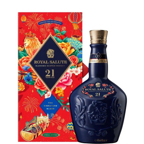 Garrafa de Chivas Royal Salute 21 anos Ano Novo Chinês