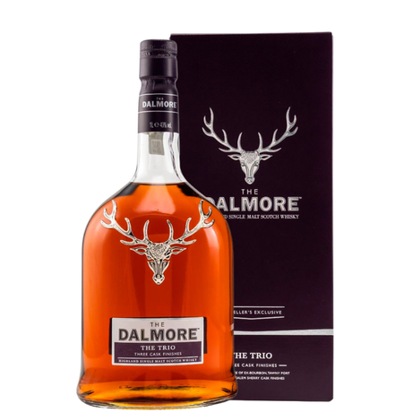 Garrafa de The Dalmore The Trio com estojo
