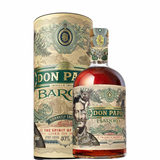Garrafa de rum Don Papa Baroko com estojo