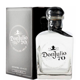 Garrafa de Don Julio 70 cristalino com estojo