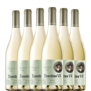 FAUSTINO VII Meio Amargo Branco x6 garrafas