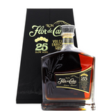 Garrafa de Flor de Caña 25 anos centenário com caixa