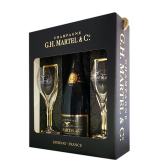 G.H. MARTEL PRESTIGE BRUT + 2 Copos