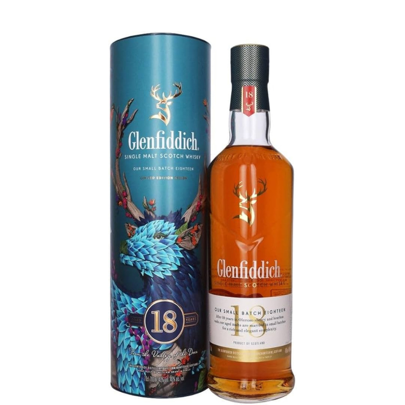 GLENFIDDICH 18 Años Limited Festive Design