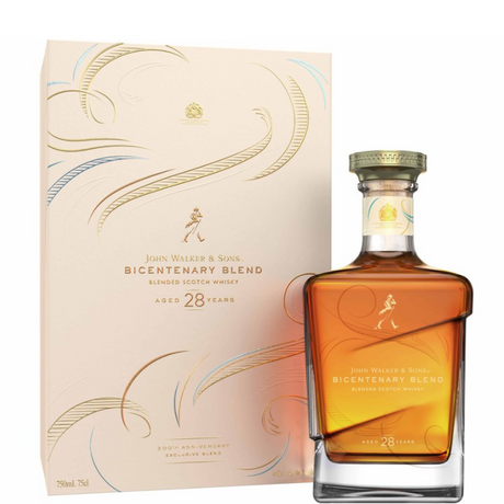 JOHNNIE WALKER BICENTENARY BLEND 28 anos Com estojo