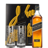 Estojo JOHNNIE WALKER BLACK LABEL + 2 óculos