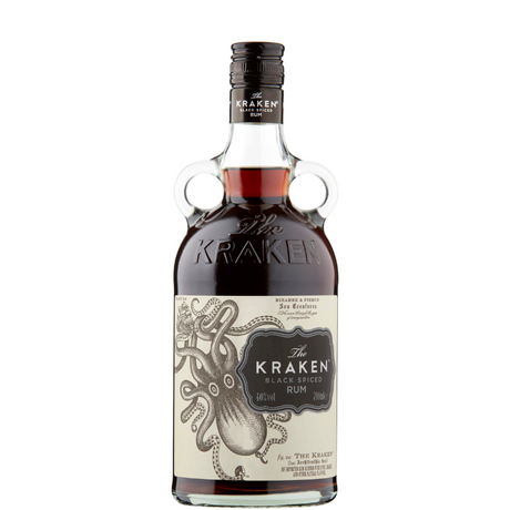 Garrafa com especiarias pretas Kraken