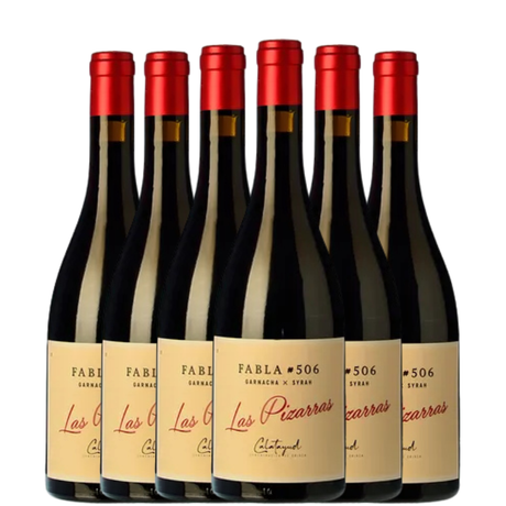 6 bottles of Las Pizarras Fabla Garnacha wine from Calatayud