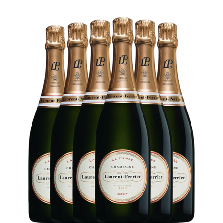 6 garrafas de champanhe Laurent Perrier Brut