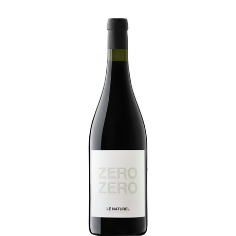 Le Naturel zero zero alcohol-free red wine bottle