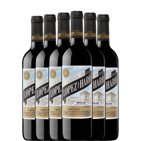 6 garrafas de Lopez de Haro Crianza 2022