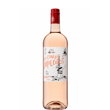 Garrafa de coelhos amaldiçoados rosa