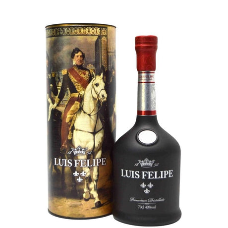 Garrafa de Luis Felipe Gran Reserva com casnister