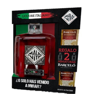 MALAVITA Amaretto + presente x2 miniatura BARCELO