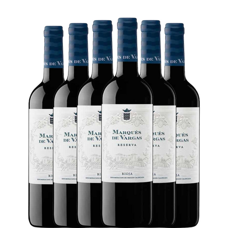 Seis garrafas de Maques de Vargas Reserva 2019