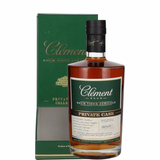 Garrafa de Clement Private Cask Rum com estojo
