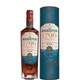 Garrafa de rum Santa Teresa 1796 com estojo