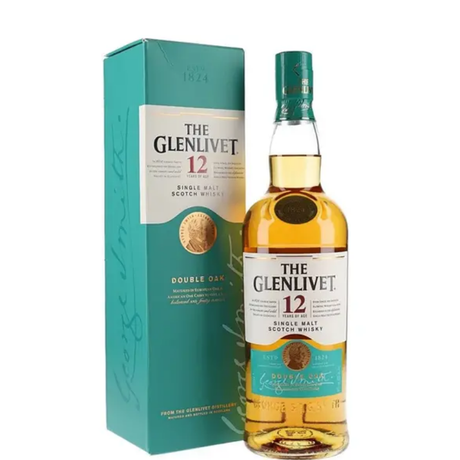 Garrafa de The Glenlivet 12 anos com caixa