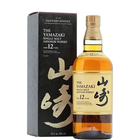 A garrafa de whisky Yamazaki 12 anos com estojo