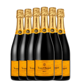 6 garrafas de Veuve Clicquot Etiqueta Amarela