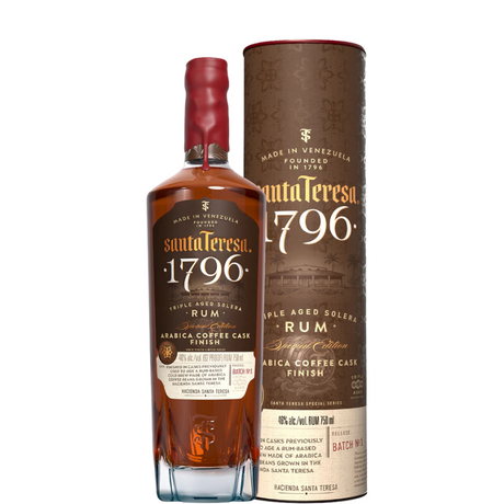 Garrafa de Café Arábica Santa Teresa 1796 com estojo